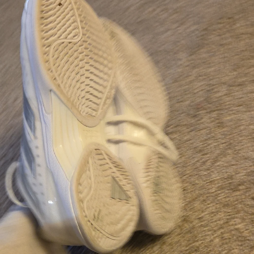 adidas White and Silver Men's Shoes - Picture 5 of 5